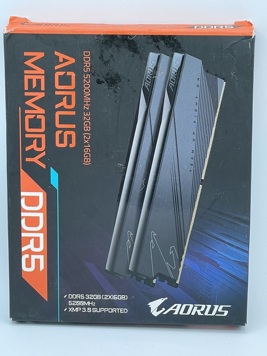 GIGABYTE AORUS Memory GP-ARS32G52D5 DDR5 32GB (2x16GB GIGABYTE AORUS Memory GP-ARS32G52D5 DDR5 32GB (2x16GB