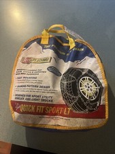 Snow Chains Quick Fit Sport Lt Fits Various Tire Sizes See Listing 2319