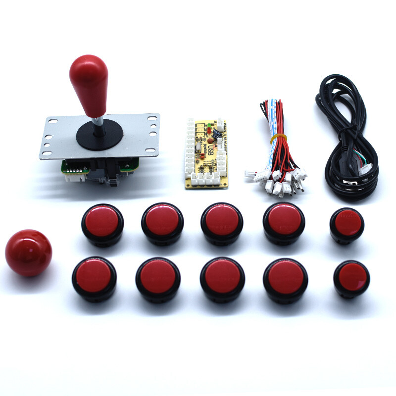 Zero Delay Arcade USB Encoder PC to Joystick MAME 5Pin Sanwa Push Button cable