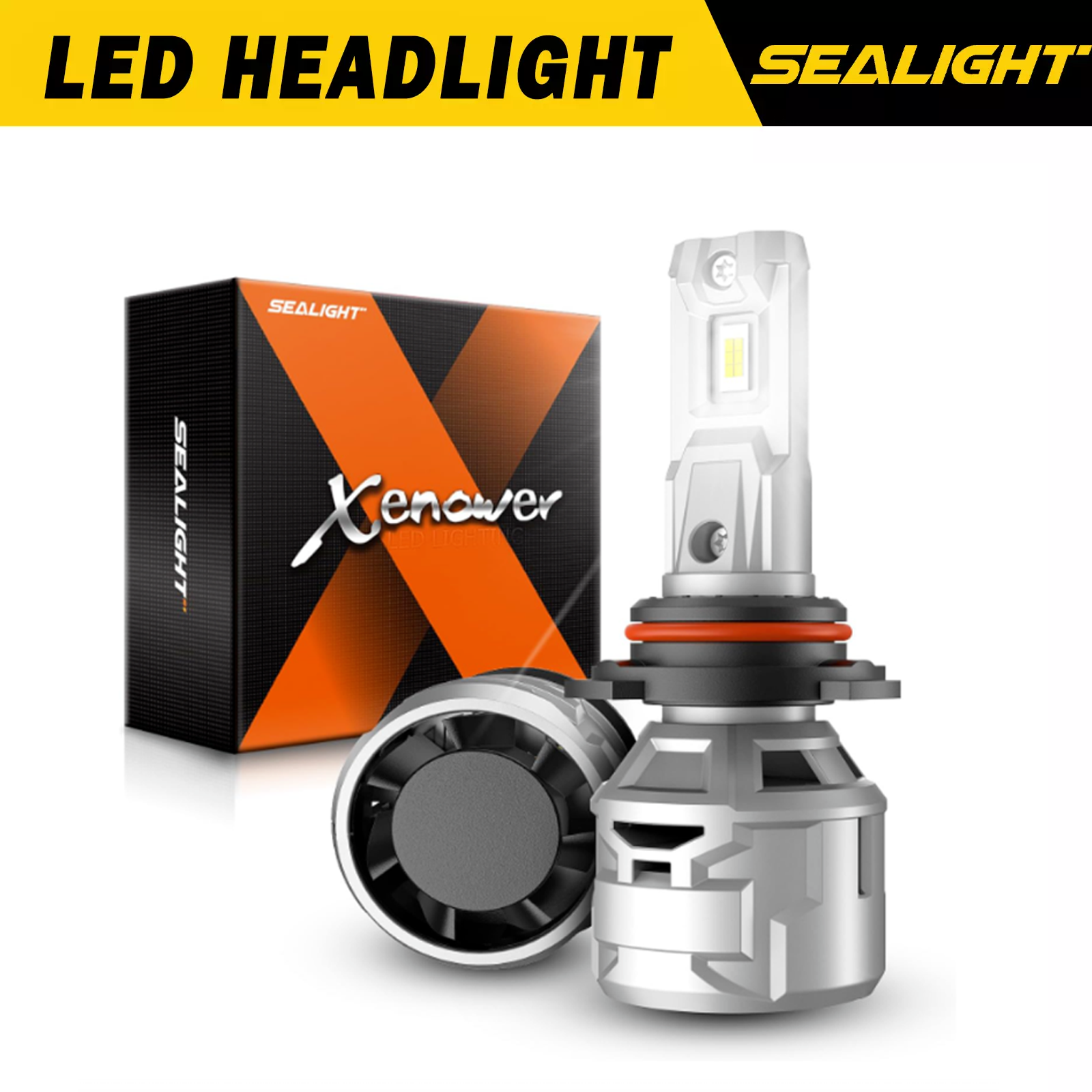 Pair SEALIGHT Bulbs Super Bright LED Fog Light Bulbs 9005 HB3 Light Bulbs