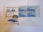 US COVER AMERICAN AUTOMOBILE ASSOCIATION FDC SCOTT 1007 PLATE BLOCK 24612