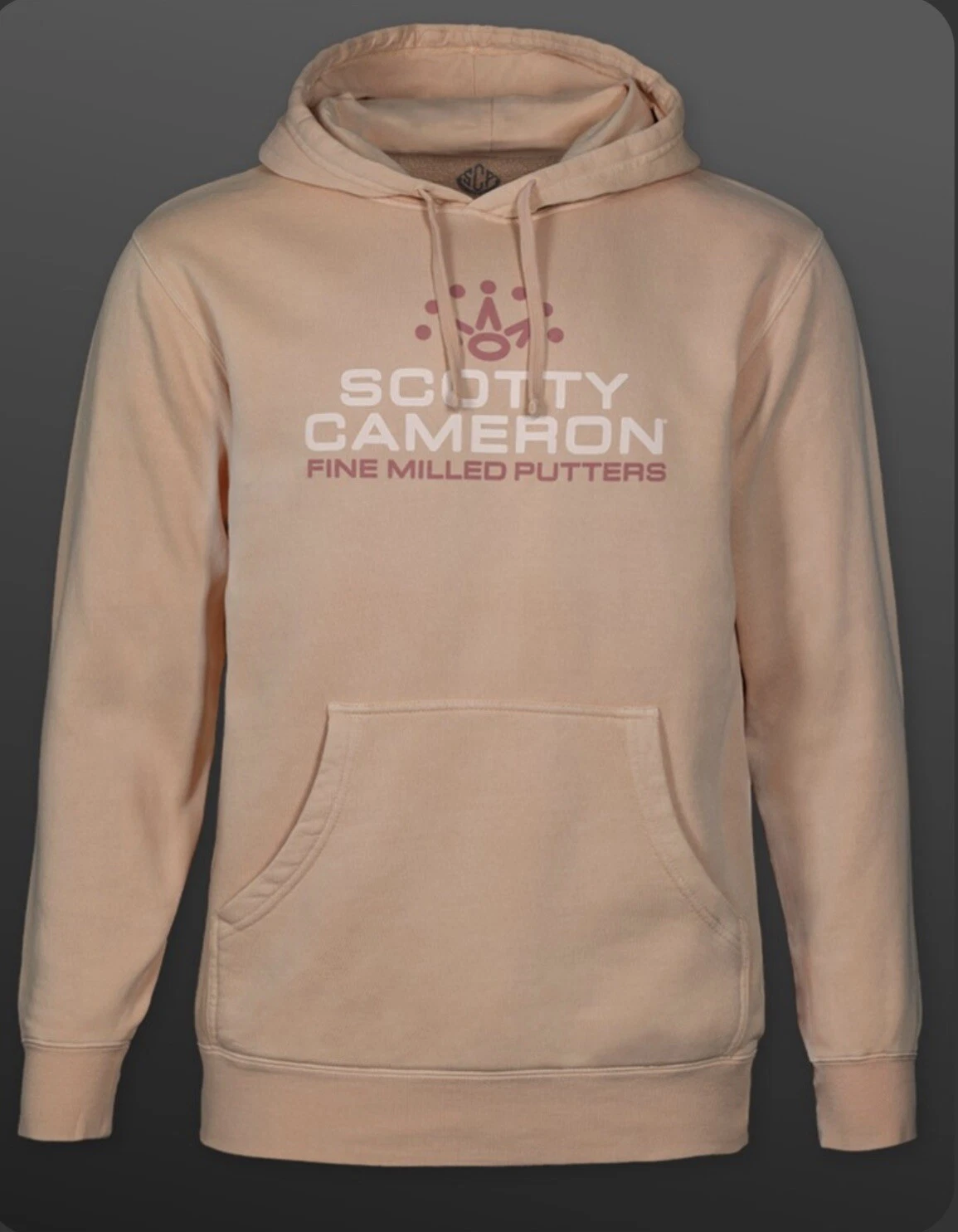 Felpa con cappuccio Scotty Cameron Fast SC Crown taglia media uscita San Valentino 2025