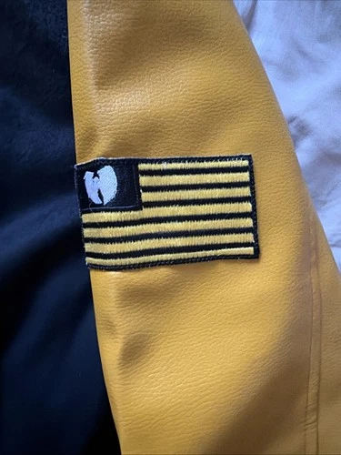 Wu Tang Clan Varsity Jwcket Lettermen Wool Leather Size 4xl image 8