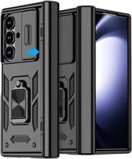 Heavy Duty Case for Samsung Galaxy Z Fold 7 with Kickstand and Lens Cover