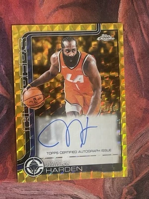 Topps James Harden Basketball Sports Trading Card Singles for sale