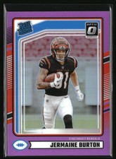 2024 Donruss #368 Jermaine Burton Optic Rated Rookies Preview Pink