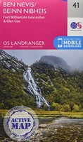 Ben Nevis Fort William Glen Coe 41 - Sheet Map - H245Z