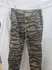 Propper Tiger Stripe Camo BDU Combat Trousers Tactical Military, Large Regular