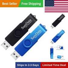 16GB USB Flash Drives 2 Pack 16GB Thumb Drives Memory Stick Jump Drive with L...