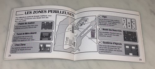 Notice Nintendo NES New Ghostbusters II Très Bon État Rare - Version FRA - Photo 3/3