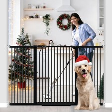 41" Extra Tall Dog Gate for Doorways Stairs, 54.8-60.2 in in Wide Baby Gates ...