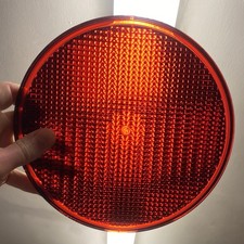 Traffic Light Lens Signal Module - Red Stop Pedestrian Warning - Flat Type +more