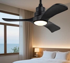36 Ceiling Fans with Lights,Small Ceiling Fan with Light and Remote Control R...