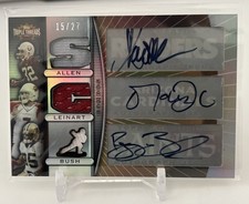 2007 Topps Triple Threads - Auto Combos Marcus Allen, Reggie Bush, Matt Leinart