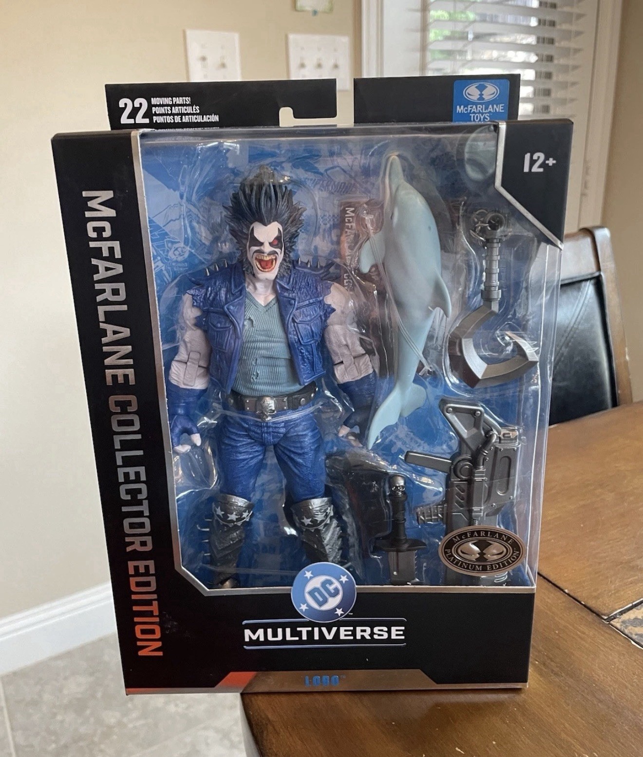 Mcfarlane Toys Multiverse Lobo Dc Classic Collector Edition Platinum Chase - New
