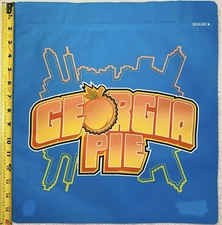 5 Count- 1 LB Size OFFICIAL Georgia Pie Sealable ZipLoc Packaging Bags US SELLER