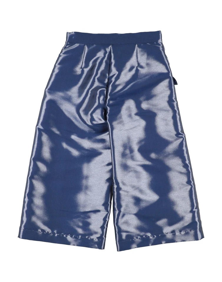 RRP€140 SIMONETTA  Kids Crepe Capri Trousers Size 14Y Blue Made in Italy - Image 2 of 3