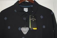 NWT Callaway Men  s XL Long Sleeve Release Performance Swing Tech Polo UPF 50