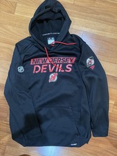 Nico Hischier 13 New Jersey Devils Fanatics Authentic Pro Hoodie Player Issue L