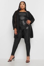 Yours Curve Women's Plus Size Sequin Leggings