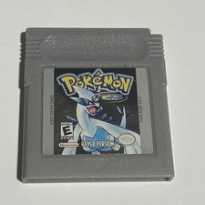 Authentic Pok mon Silver Version Game Boy Color GBC Cartridge TESTED WORKING