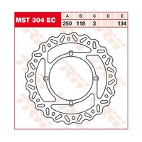 Trw Bremsscheibe Eco Offroad (FüR: Suzuki RM-Z 250 RJ42A 10-18 Vorne )