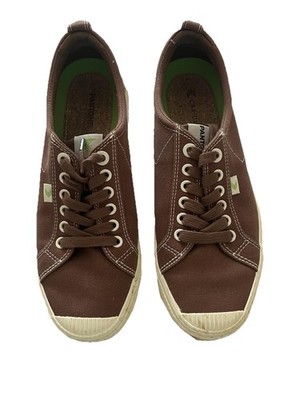 CARIUMA Pantone Low Top Sneakers Brown Cacao Nibs Canvas Sz Men s 9 Women s 10.5