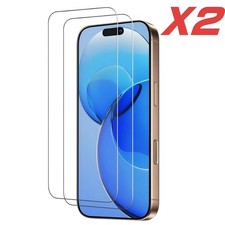 X2 Tempered Glass Screen Protector Protection Film for iphone 16e/16/Plus/Pro