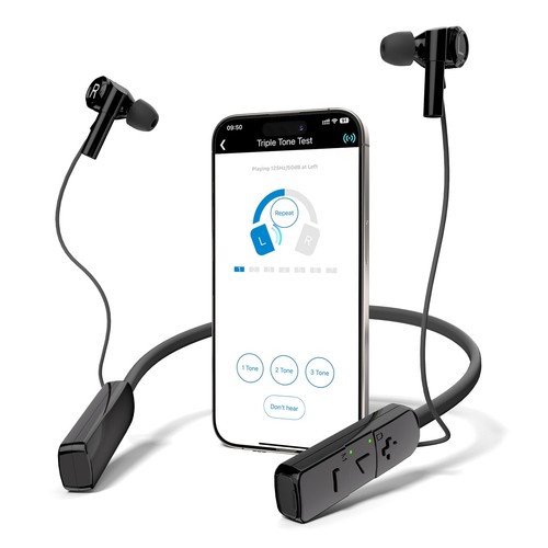 Hörgeräte (kein Verstärker), Nackenbügel Bluetooth OTC Hörgeräte für Senioren mit...