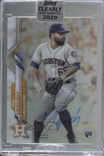 2020 Topps Clearly Authentic Auto Jose Urquidy #CCA-JUR Auto 1o3