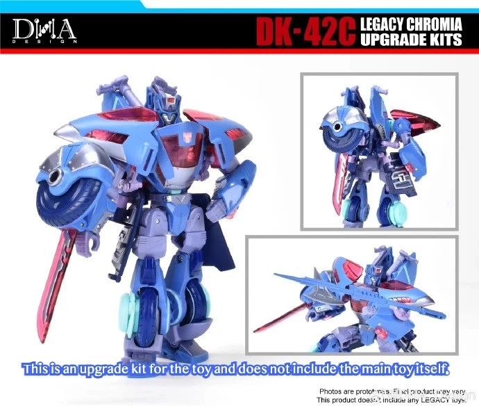 DNA DK-42C LEGACY CHROMIA UPGRADE KITS TFP Toys Model Action Figure Reprint - Image 3 of 4