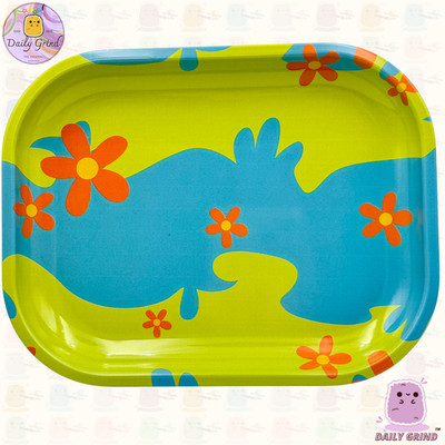 Groovy Mehrzweck Metall Tablett - 14x18cm - Schmuck/Kristalle/Wechsel Geschenk Teller
