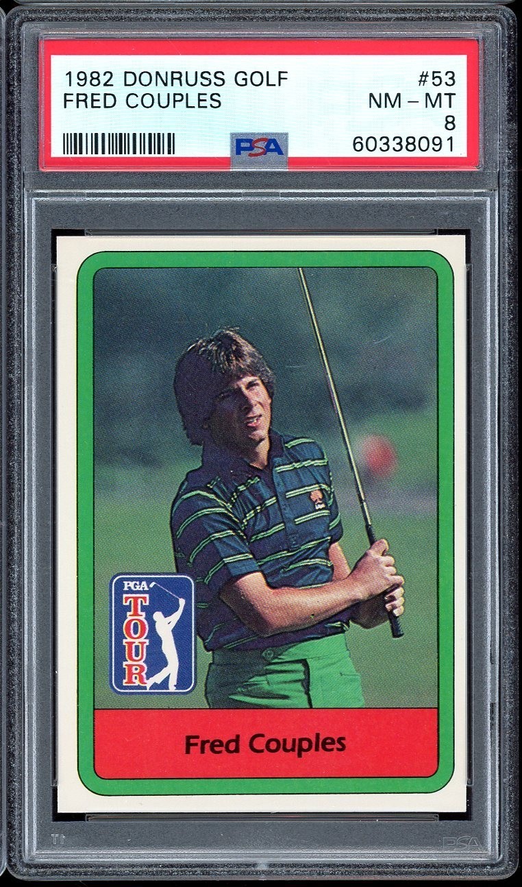 1982 Donruss Golf Golf #53 Fred Couples PSA 8