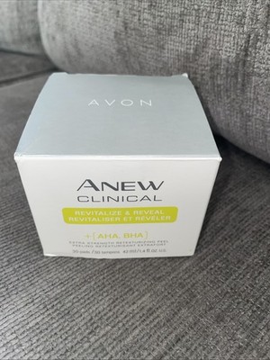 Avon Anew Clinical Revitalize & Reveal Extra Strength Retexturizing Peel 30 pads