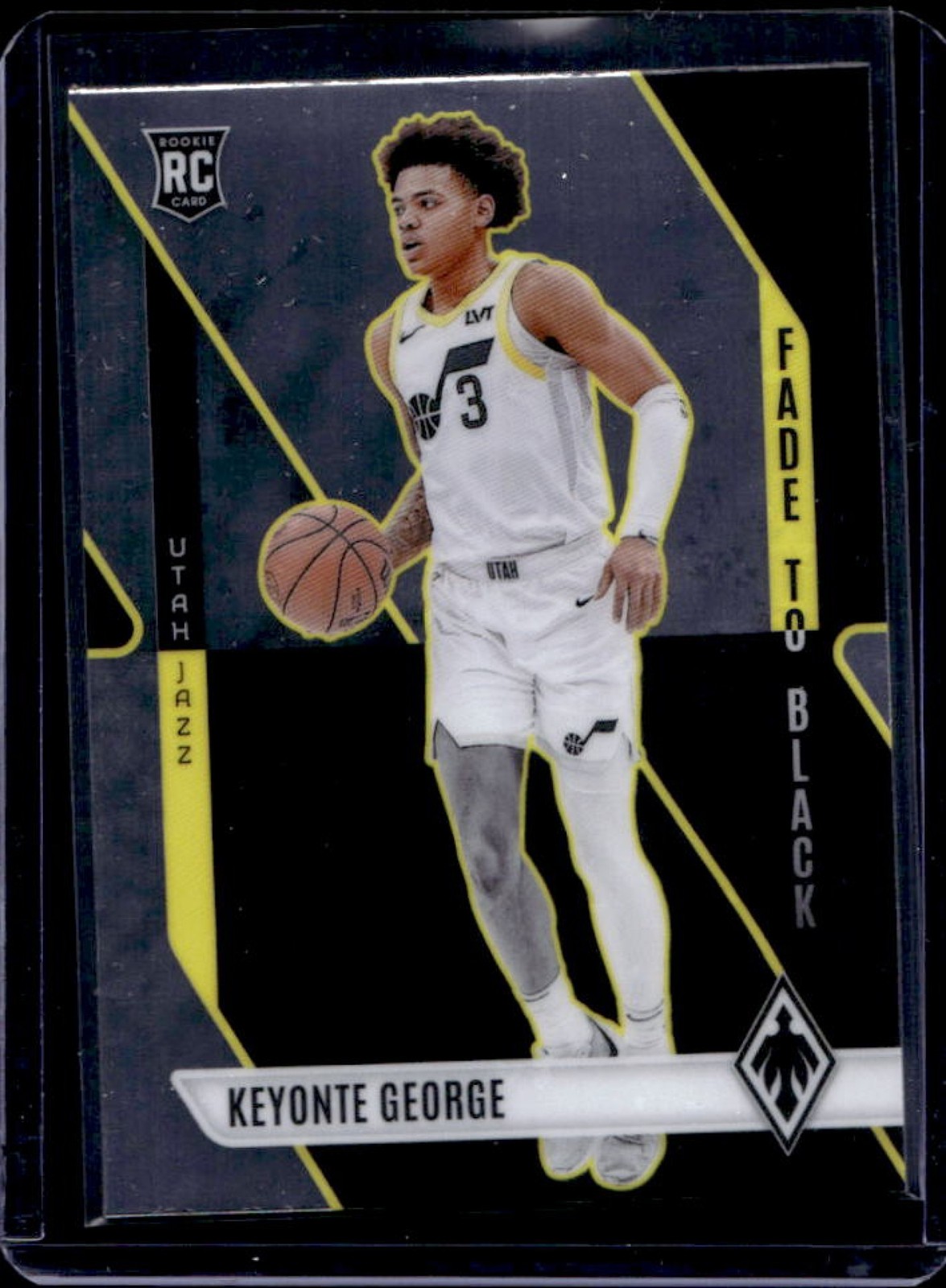 2023-24 Panini Phoenix Keyonte George Fade To Black RC Rookie #17 Jazz