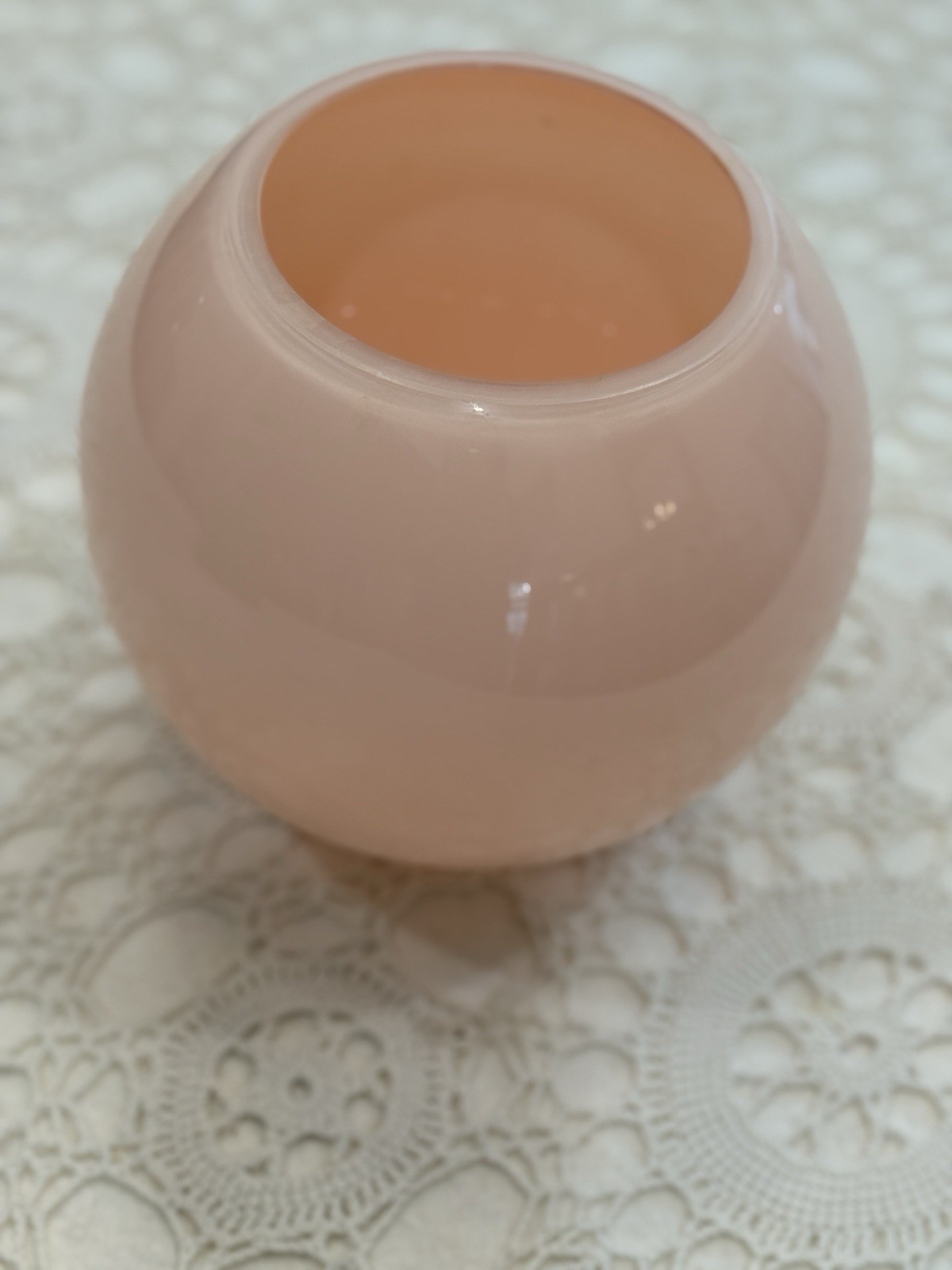 Retired Kate Spade 6” Crystal Flower Vase Blush Pink, Ellis Street, Preowned EUC thumbnail 5