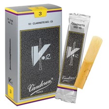 Vandoren CR613 Eb Clarinet V 12 Reeds Strength No. 3, Box of 10