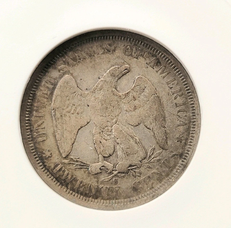 1875-S 20C Twenty Cent Piece ANACS VF-20 - Very Original - Image 2 of 4