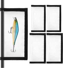 4Pcs Fishing Lure Wraps, PVC Clear Fishing Bait Wraps, Fishing Bait Storage Prev