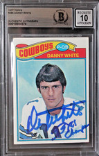Danny White Dallas Cowboys Signed 1977 Topps #284 Autographed RC ROOKIE Card BAS. rookie card picture