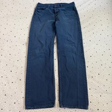 Vintage 1992 Levi s 501 Jeans Size 33x30 30x30 Blue Over Dyed Button Fly