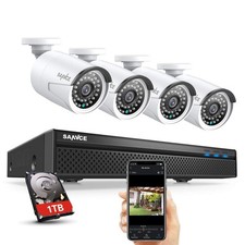 SANNCE 8CH 4K POE CCTV System 8MP Network Video Recorder PoE 8 Channel NVR with
