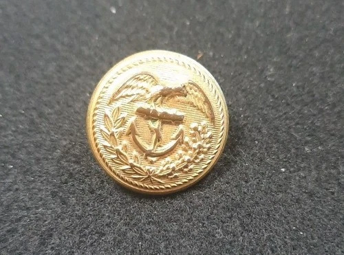 Civil War Confederate Navy? Eagle Anchor Officer’s Coat Button By Extra Quality