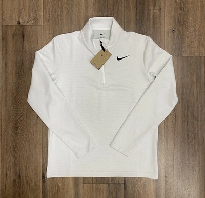 Nike ドライフィットホワイト Nike Victory Dri-FIT Therma Flex 1/2-Zip Golf Pullover White