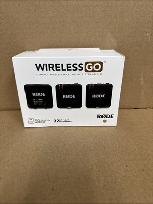 Rode Wireless GO III Dual-channel Wireless Microphone System Brand New Sealed