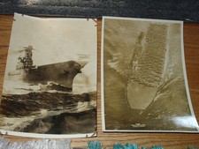Vintage Antique B W Photo Lot US Navy Aircraft Carrier Naval Recruiting Bureau