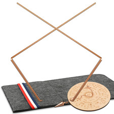 99.9 Copper Dowsing Rods - 2-Pack Divining Rods with Bag - Copper Bars Ghost Hu