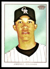 Ubaldo Jimenez 2009 Topps 206 #89 Rockies MLB READ FREE SHIPPING AutographDen