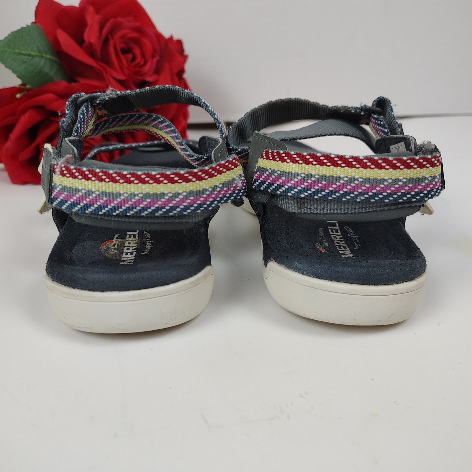 Merrell Turbulence Memory Foam Air Cushion Sandali Donna Taglia 6 Colorati