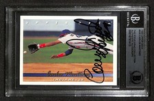 Carlos Martinez Signed 1993 Upper Deck Indians Trading Card Beckett